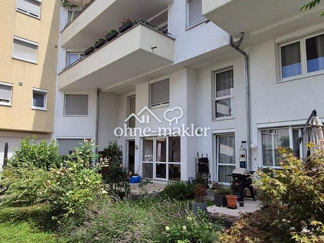 3 Zi. Haus im Haus mit Terrasse und Garten – grüne Oase, fußläufig zum Main, provisionsfrei