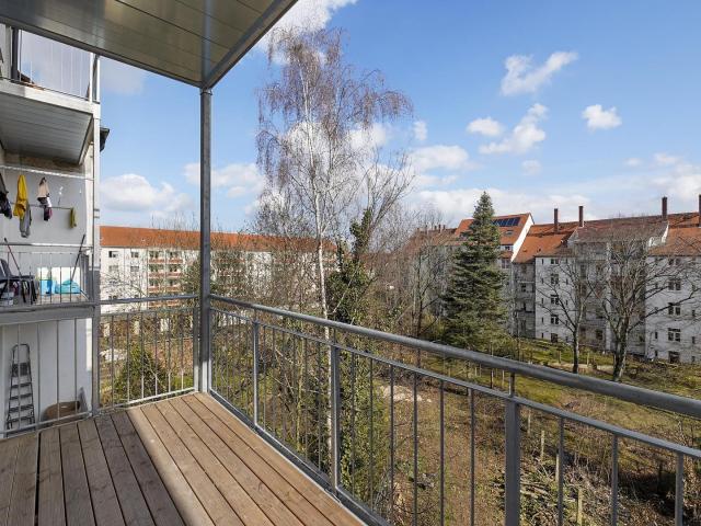 3 Zi. WHG + Balkon + Aufzug+Garten