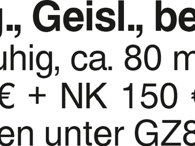 3 Zi. Whg Geislingen