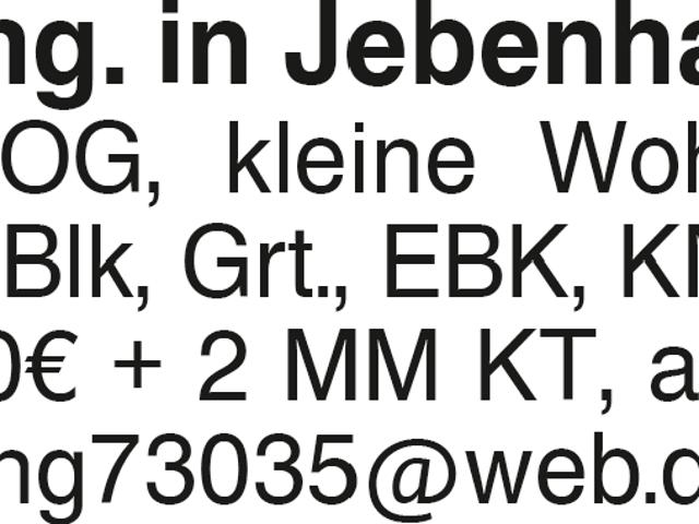3 Zi. Whg. in Jebenhausen