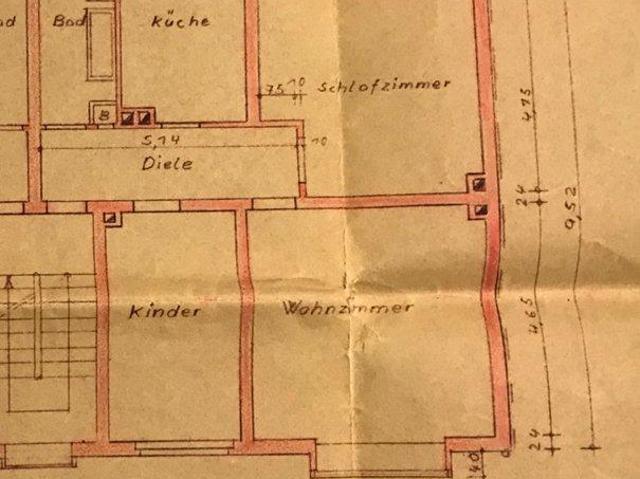 3 Zi Wohnung mit Balkon in Essen Altendorf – 75 m² – unrenoviert