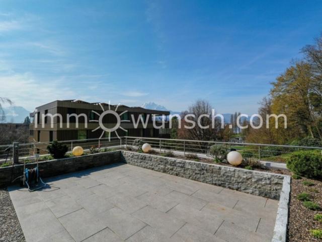 3 ½ Zi. Wohnung mit 100m² Terrasse & Wintergarten, sowie Parkplatz in Luzern