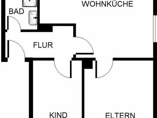 3 Zimmer 50 m² 399 € Kaltmiete Wohnungen in Bergkamen