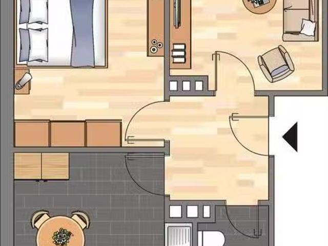 3 Zimmer 51 m² 359 € Kaltmiete Wohnungen in Wilhelmshaven