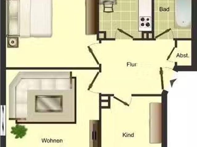 3 Zimmer 64 m² 658 € Kaltmiete Wohnungen in Oldenburg