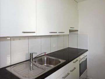 Augarten, Rheinfelden - Balkon, Ausgestattete Küche