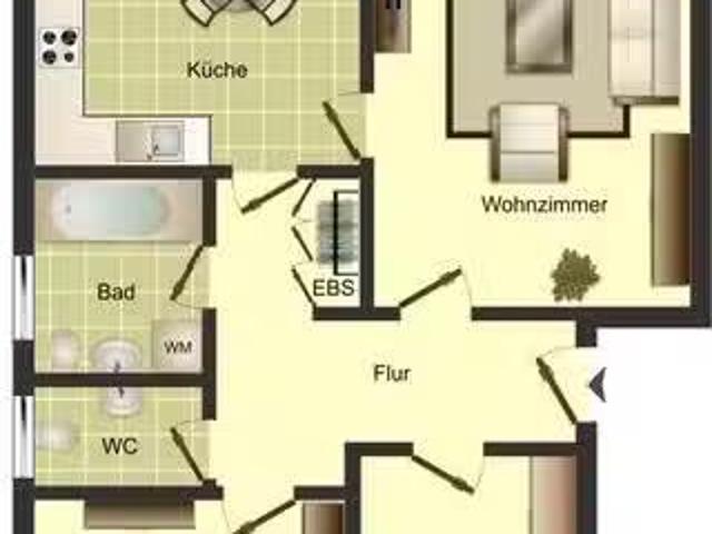 3 Zimmer 74 m² 388 € Kaltmiete Wohnungen in Unna