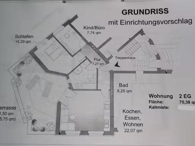 3 Zimmer 75 m² 695 € Kaltmiete Wohnungen in Rheine