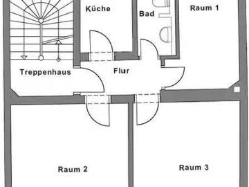 3 Zimmer 79 m² 495 € Kaltmiete Wohnungen in Hamburg Marms.