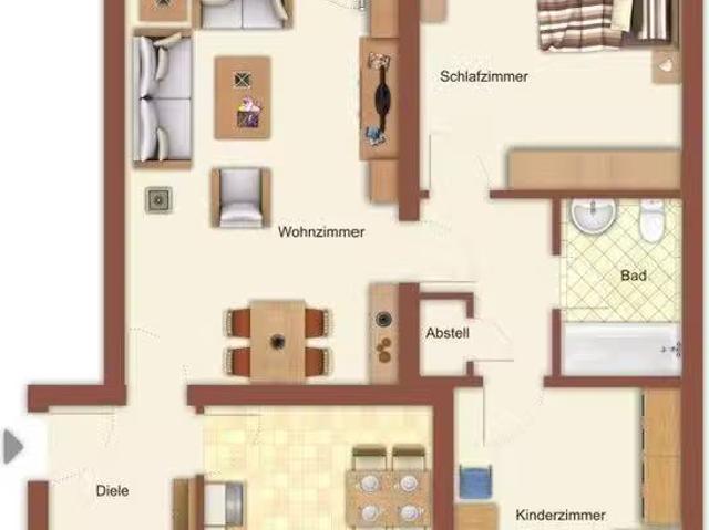 3 Zimmer 82 m² 719 € Kaltmiete Wohnungen in Mönchengladbach