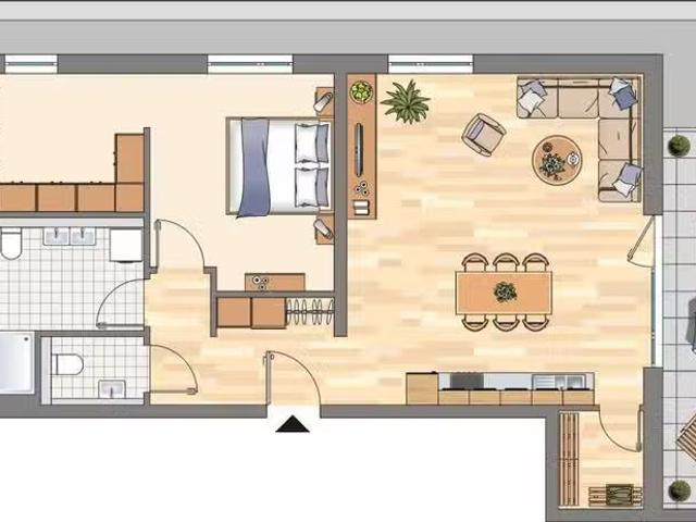 3 Zimmer 84 m² 1.039 € Kaltmiete Wohnungen in Dortmund