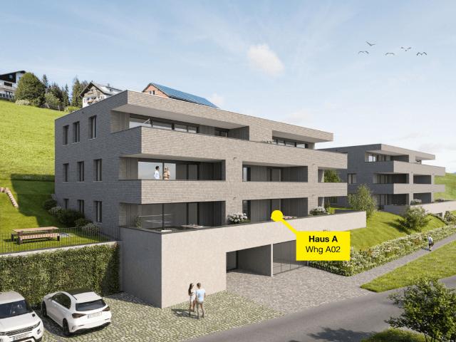 3 Zimmer Terrassenwohnung | A02