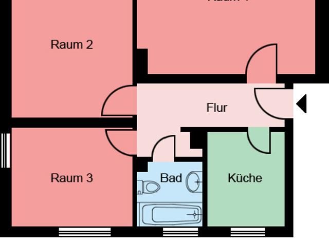 3 Zimmer Wohnung auf Merklinde!