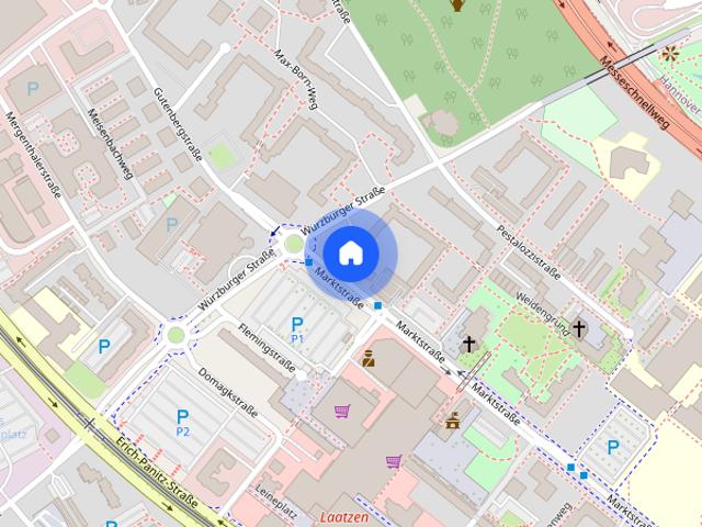 3 Zimmer Wohnung mit 72,41 m² auf der 3. Etage in Laatzen
