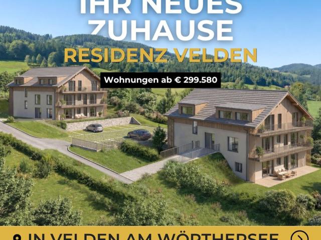 3 Zimmer Wohnung mit 202 m² Garten in Velden am Wörthersee Provisionsfrei