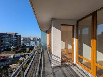 3 Zimmer Wohnung mit 2 Balkonen im 4. OG an der Rummelsburger Bucht mit Tiefgaragenplatz