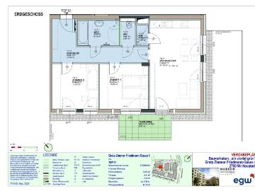 3 Zimmer Wohnung mit Terrasse und Garten, Top 1
