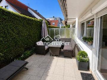 3 Zimmer Wohnung mit Terrasse, Garten & Garage