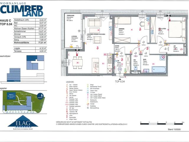 3 Zimmer Wohnung mit Terrasse im Cumberlandpark Gmunden zu vermieten