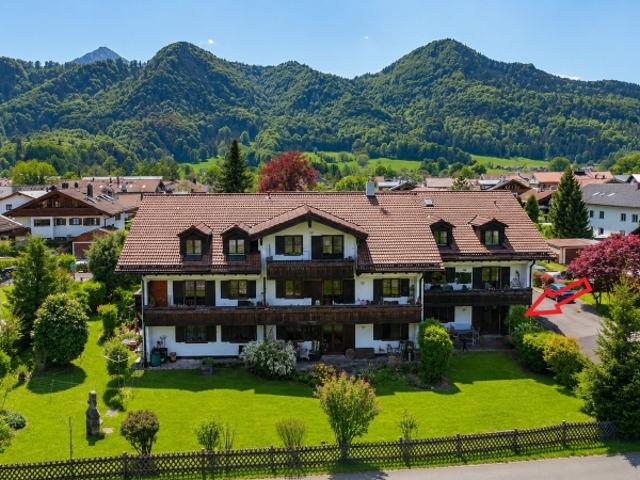 3 Zimmer Wohnung mit zwei Terrassen in Aschau