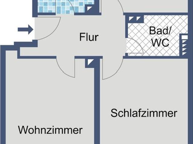3 Zimmer Wohnung mit Balkon in Frankfurt Fechenheim