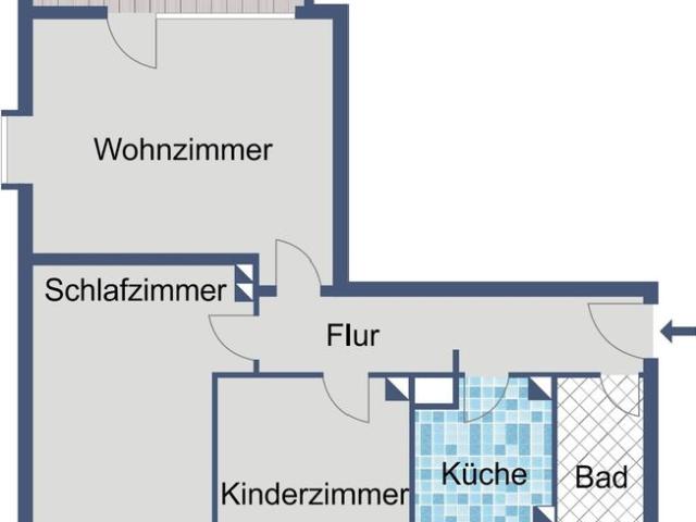 3 Zimmer Wohnung mit Balkon in Wiesbaden Erbenheim