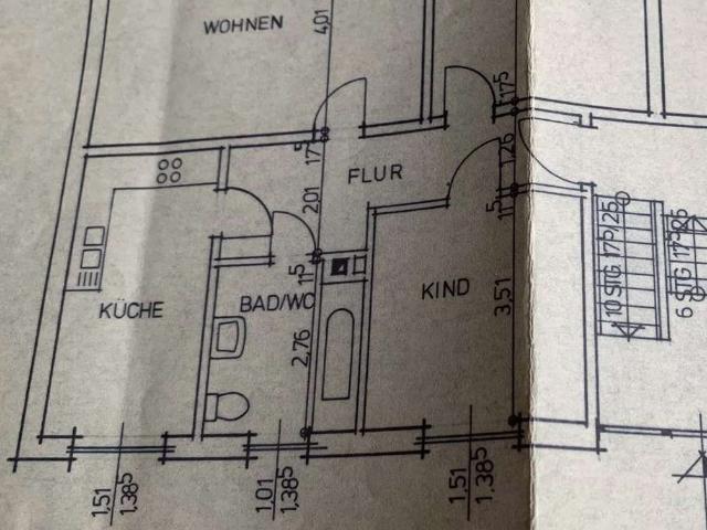 3 Zimmer Wohnung mit Balkon und Keller in Bassum