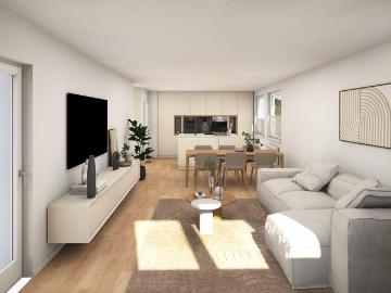 3 Zimmer Wohnung mit Blick ins grüne