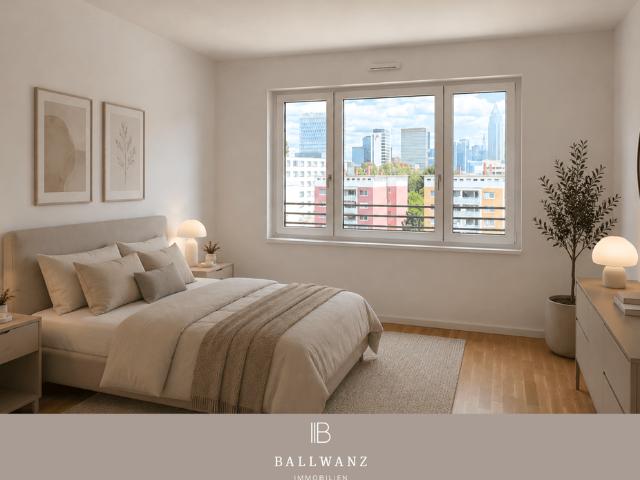 3 Zimmer Wohnung mit durchdachtem Grundriss und Loggia