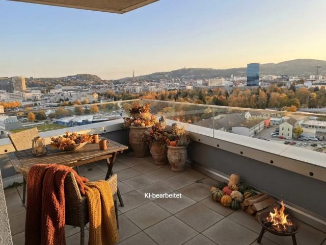 3 Zimmer Wohnung mit einzigartigem Blick auf Linz!
