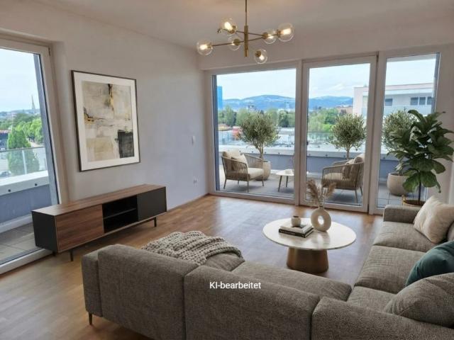 3 Zimmer Wohnung mit einzigartigem Blick auf Linz!