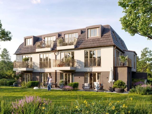 3 Zimmer Wohnung mit Erker, Westbalkon und Blick ins Grüne