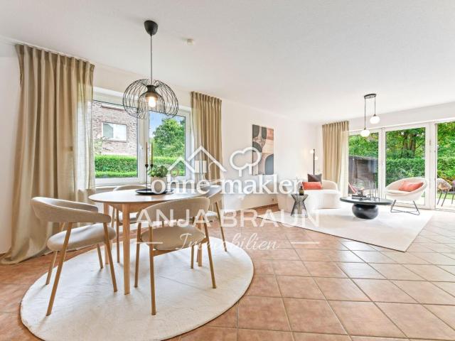3 Zimmer Wohnung mit Garten