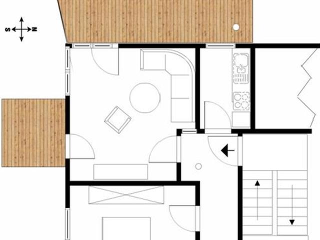 3 Zimmer Wohnung mit großer Südwest Terrasse im Vorderen Westen