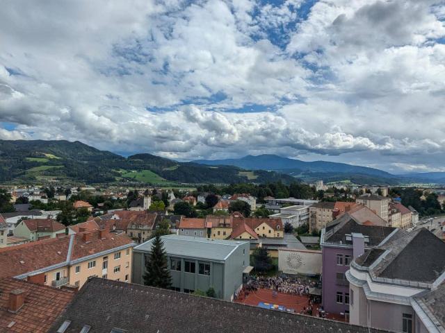 3 Zimmer Wohnung mit Panoramablick u ber das Murtal, 10. Stock, Lift, Loggia, möbliert