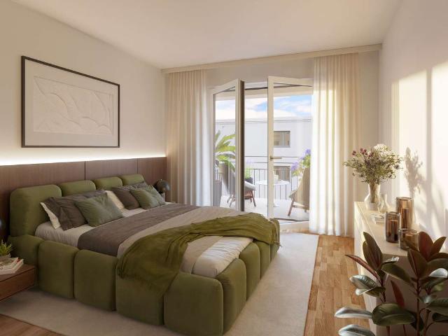 3 Zimmer Wohnung mit Süd West Balkon