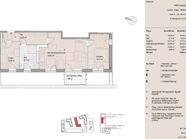 3 Zimmer Wohnung nur für die Einkommensstufe III