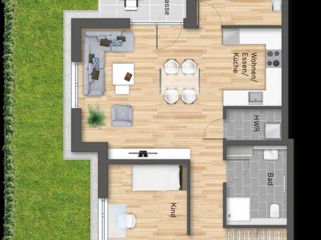 3 Zimmer Wohnung A02
