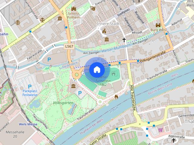 3 Zimmer Wohnung am Stadtplatz mit großer Terrasse auch als Wohngemeinschaft geeignet!
