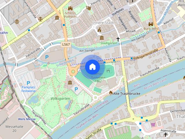 3 Zimmer Wohnung am Stadtplatz mit großer Terrasse auch als Wohngemeinschaft geeignet!