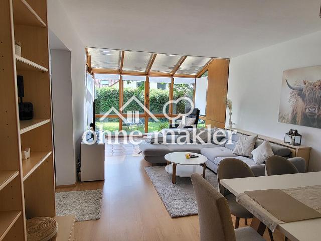 3 Zimmer Wohnung, Einbauküche, 2 Terrassen, Wintergarten+Garten, ruhige Lage Pforzheim Nordstadt
