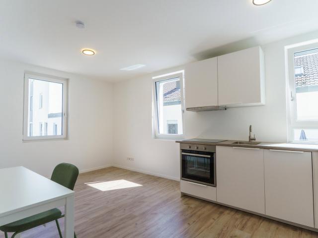 3 Zimmer Wohnung, Erstbezug mit WG Option: Historischer Charme trifft Moderne in ruhiger Hoflage