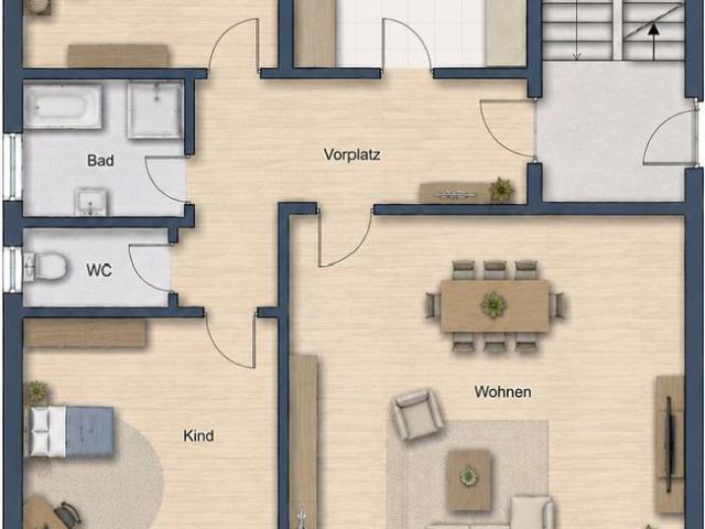 3 Zimmer Wohnung im Rügländer Viertel mit Loggia und Stellplatz