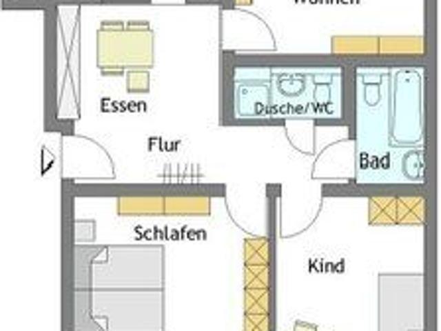 3 Zimmer Wohnung in Mülheim Saarn