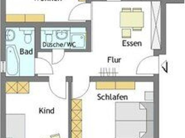 3 Zimmer Wohnung in Mülheim Saarn
