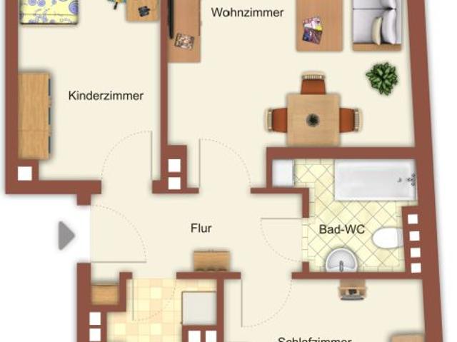 3 Zimmer Wohnung in Mönchengladbach Eicken