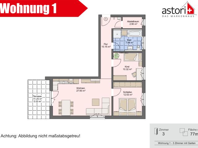 3 Zimmer Wohnung in Neustadt/Aisch