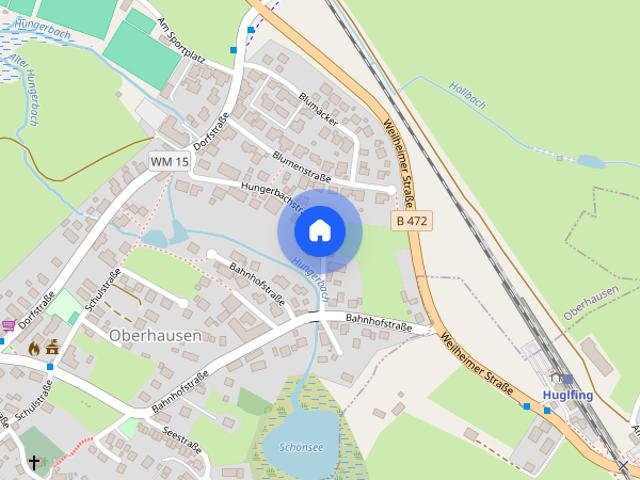 3 Zimmer Wohnung in Oberhausen zwischen Weilheim und Murnau