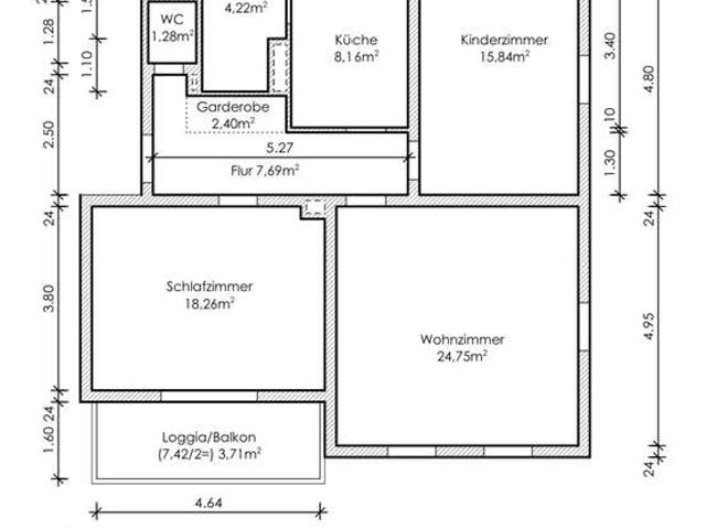 3 Zimmer Wohnung in Ansbach Dringend Nachmieter gesucht