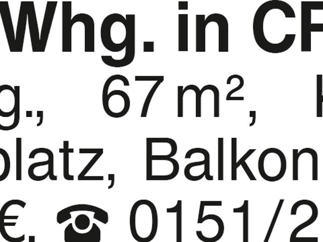 3 Zimmer Wohnung in CR